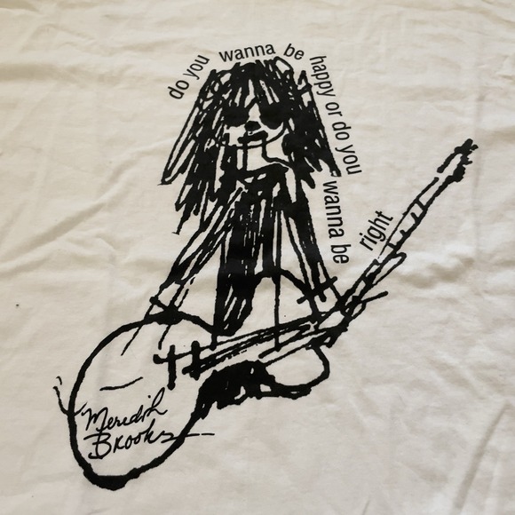 VTG 2002 Meredith Brooks Do You Wanna be Happy North America Tour Band Tshirt XL - Picture 3 of 5